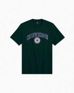 Men Converse Classic T Shirts Green Australia | C-16530979