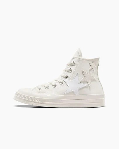 Men Converse Chuck 70 Stars Sneakers White / Beige Australia | C-94860719