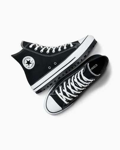 Men Converse Chuck Taylor All Star City Trek Sneakers Black / White Australia | C-37260849