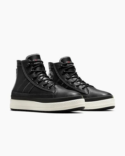 Men Converse Chuck Taylor All Star Equip Waterproof Sneakers Black / White Australia | C-46305179
