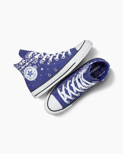 Men Converse Chuck Taylor All Star Sneakers Purple / White / Black Australia | C-04385619