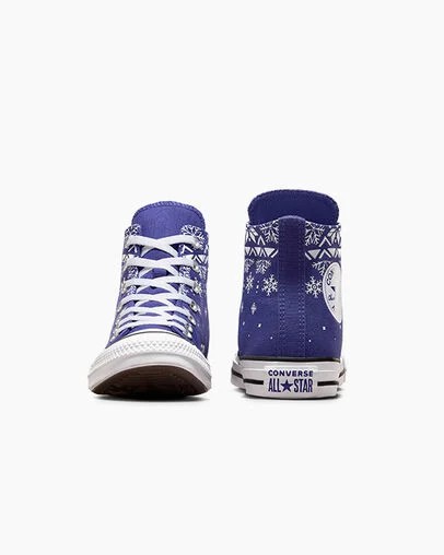 Men Converse Chuck Taylor All Star Sneakers Purple / White / Black Australia | C-04385619