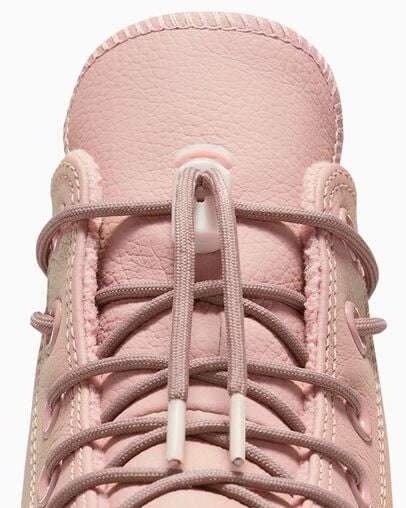 Men Converse Chuck Taylor All Star Weatherized Leather Sneakers Pink Australia | C-18793469