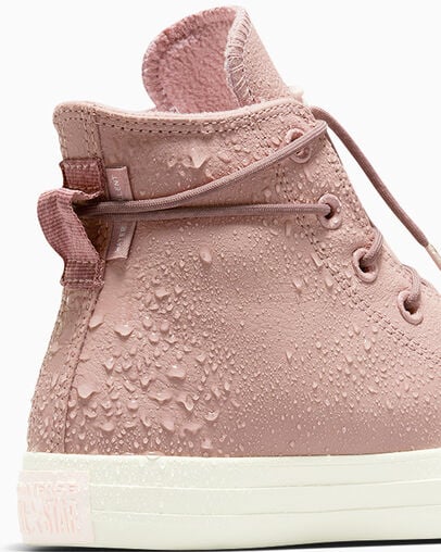 Men Converse Chuck Taylor All Star Weatherized Leather Sneakers Pink Australia | C-18793469