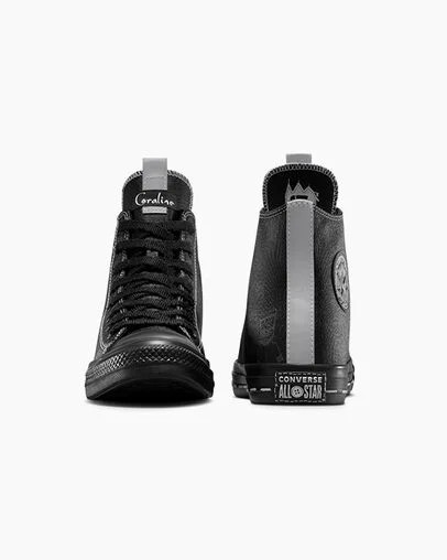 Men Converse Converse x Coraline “Other Wybie” Chuck Taylor All Star Sneakers Black / Black Australia | C-51467399