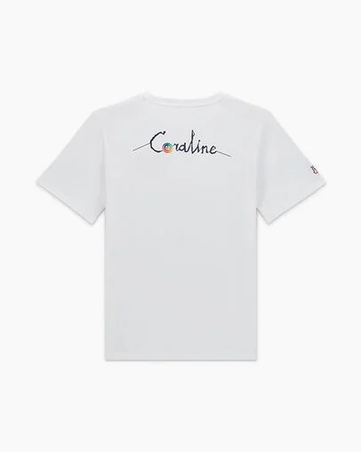 Men Converse Converse x Coraline T Shirts White Australia | C-18692039