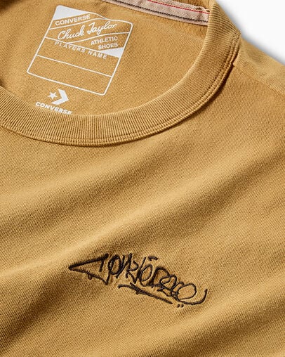 Men Converse Converse x IRAK NYC Gold Standard T Shirts Brown Australia | C-67139529
