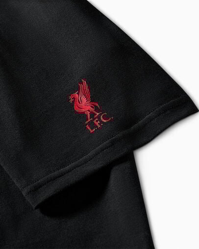 Men Converse Converse x Liverpool FC Liver Bird T Shirts Black Australia | C-98127069