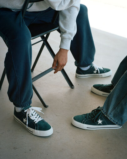 Men Converse Converse x thisisneverthat One Star Pro Sneakers Green / Black / White Australia | C-72639549