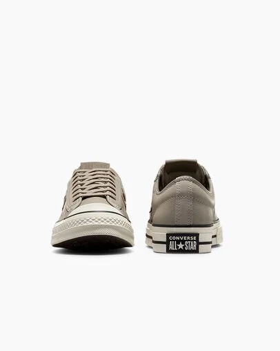 Men Converse Star Player 76 Luxe Tennis Shoes Grey Brown Australia | C-19586329