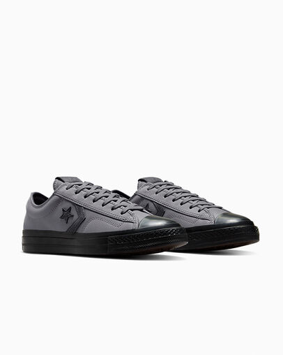 Men Converse Star Player 76 Luxe Tennis Shoes Grey / Black Australia | C-01423769