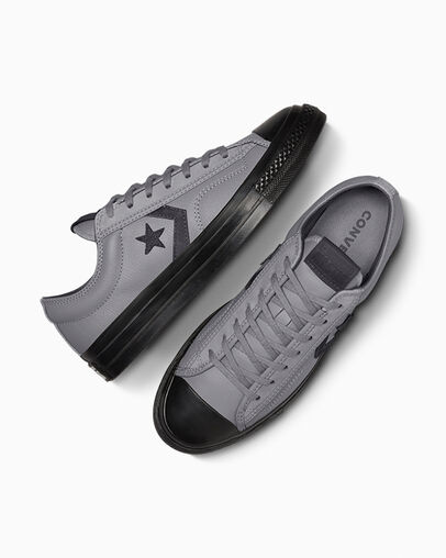 Men Converse Star Player 76 Luxe Tennis Shoes Grey / Black Australia | C-01423769