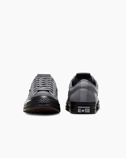 Men Converse Star Player 76 Luxe Tennis Shoes Grey / Black Australia | C-01423769