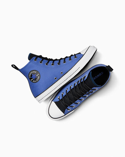 Women Converse Chuck Taylor All Star Vintage Athletic Sneakers Blue / Black / White Australia | C-03279149