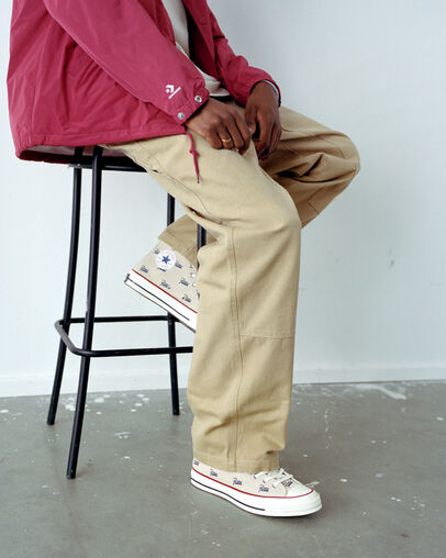 Women Converse Converse x Patta Chuck 70 Sneakers Beige White / Blue Australia | C-84297319