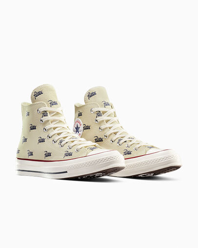 Women Converse Converse x Patta Chuck 70 Sneakers Beige White / Blue Australia | C-84297319
